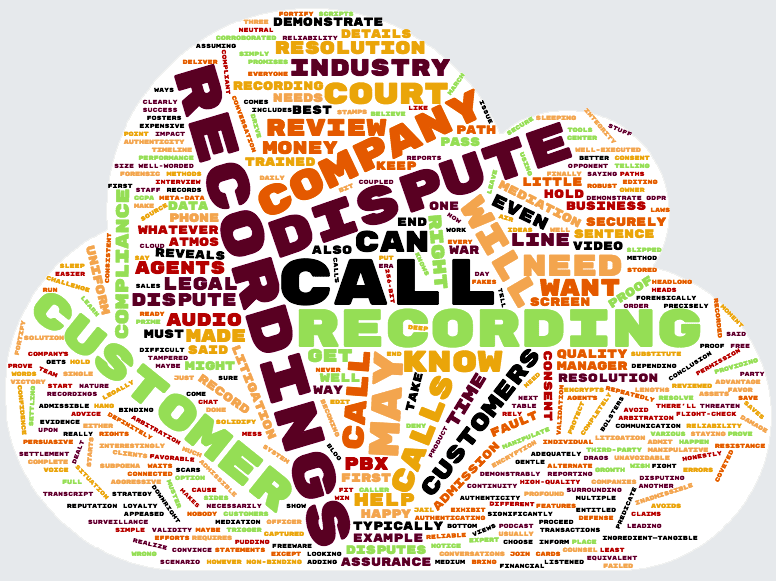 Dispute resolution call recording