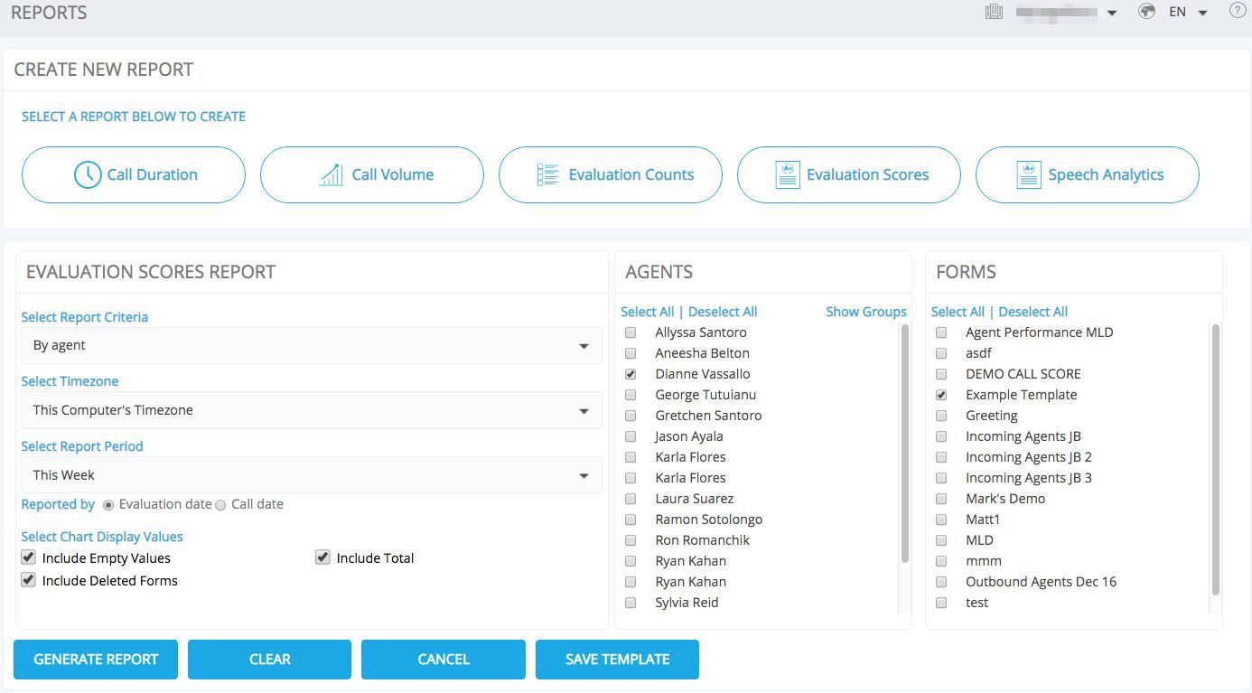 Call Recording Reporting