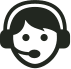 Icon of call recording for contact centers.