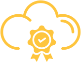 Icon for call quality assurance.