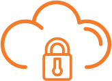 Icon of voice data archived securely and redundantly.