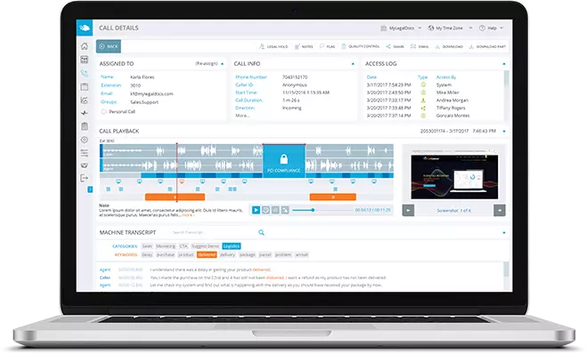 Atmos call recording software screenshot Atmos call recording software screenshot