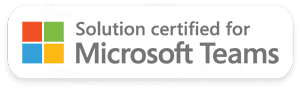 Certified Solution for Microsoft Teams logo