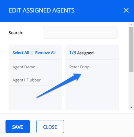 Edit-assign-agents