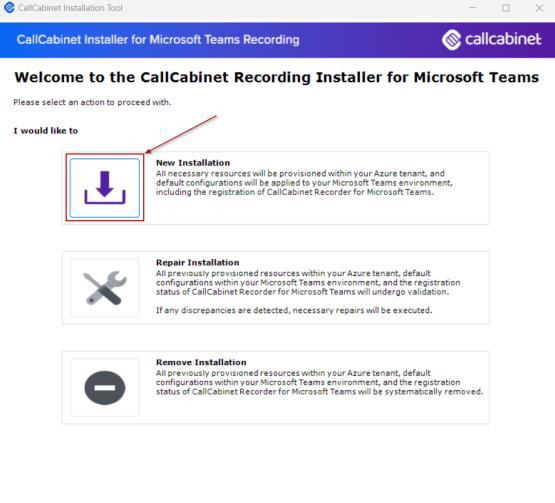 CC-Teams-Installer-Action-Selection