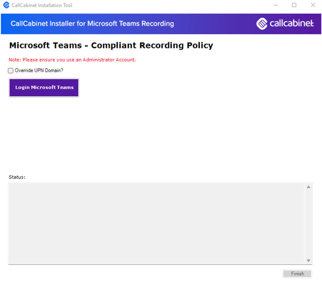 How to use the for Microsoft Teams Installer Call Recording