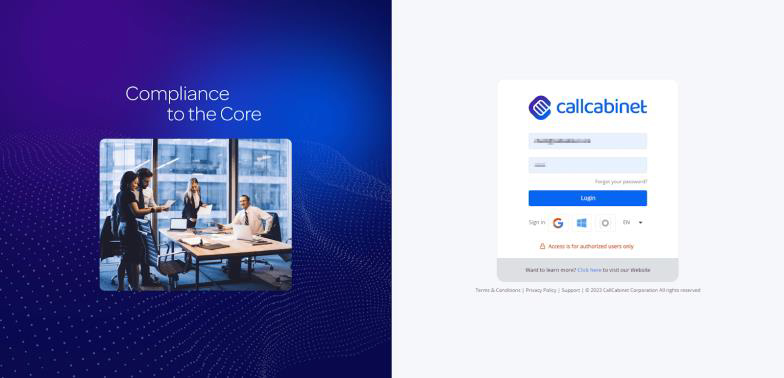 Login-to-CallCabinet-with-your-CallCabinet-account