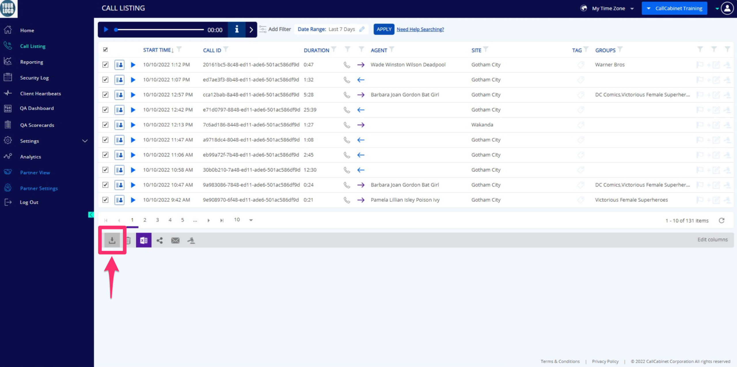 how to retrieve teams call recording