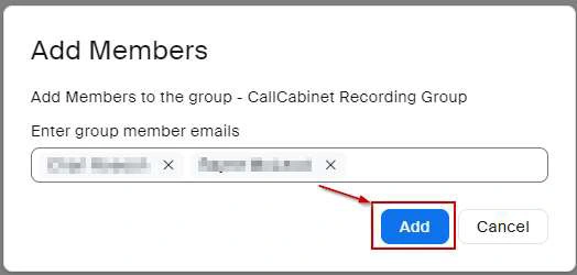 CallCabinet-KB-add- email- address-for-member