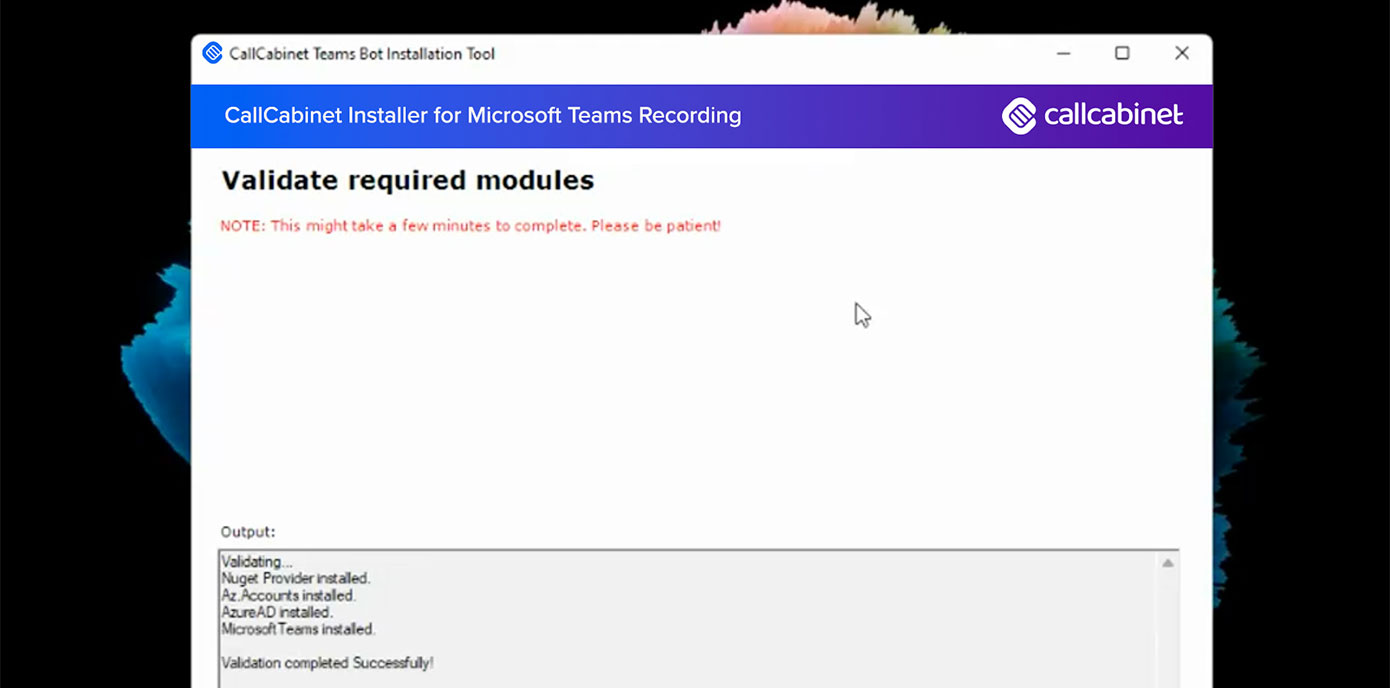 CallCabinet Blog Filler Auto-Provisioning Call Recording And Analytics for Microsoft Teams Installer Tool