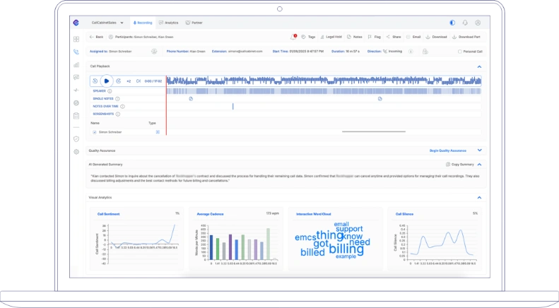 interact with your calling data
