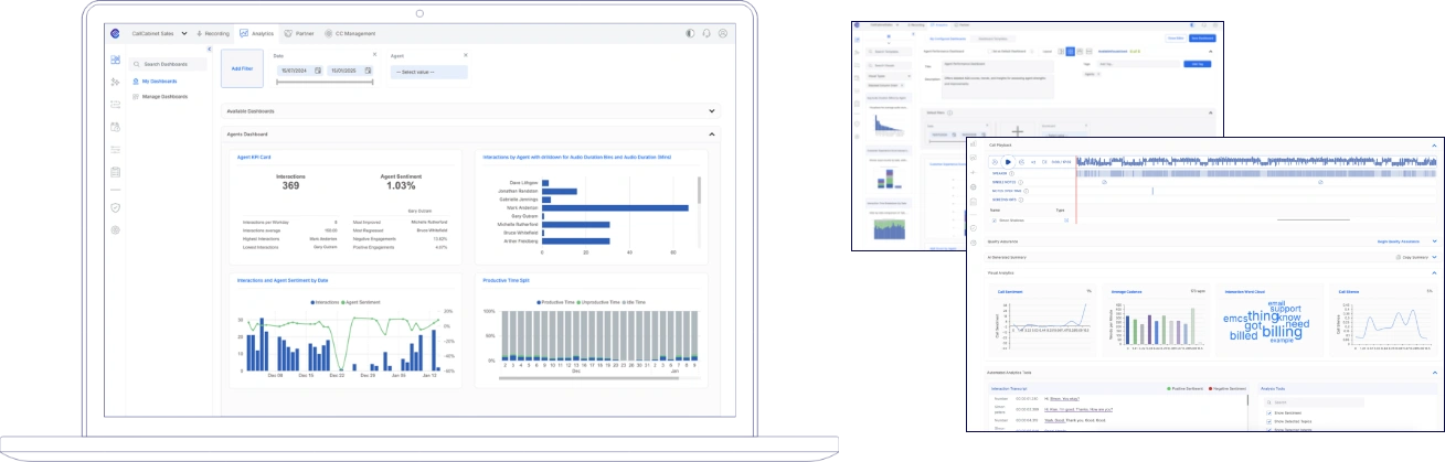 customized conversation analytics dashboard sample 1