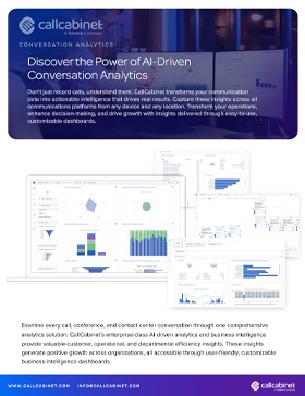 Conversation Analytics Brochure