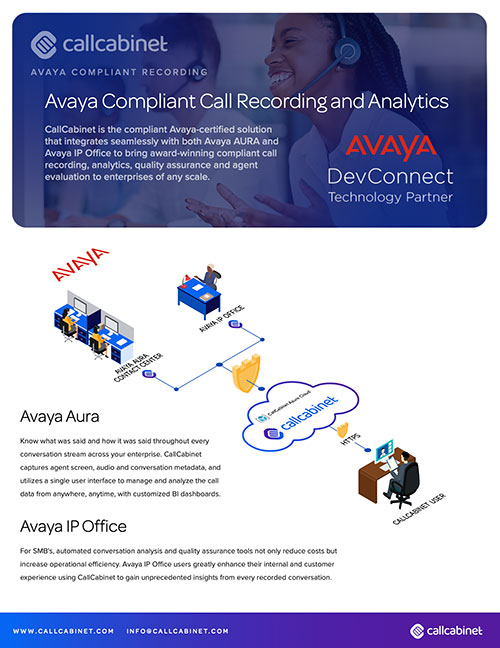 CallCabinet Brochure Thumb Avaya Certified