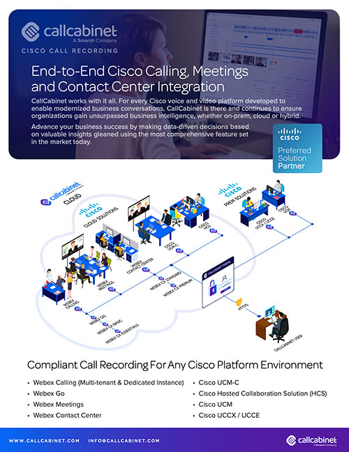 CallCabinet Brochure Thumb Cisco and Webex Feature Sheet
