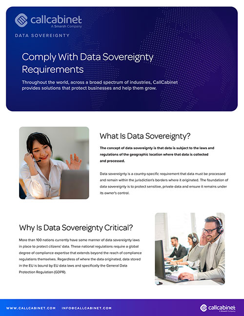 CallCabinet Brochure Thumb Data Sovereignty