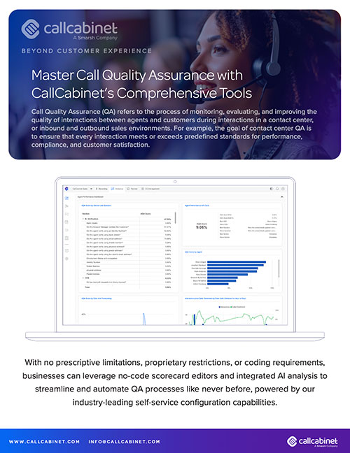 CallCabinet Brochure Thumb Quality Assurance
