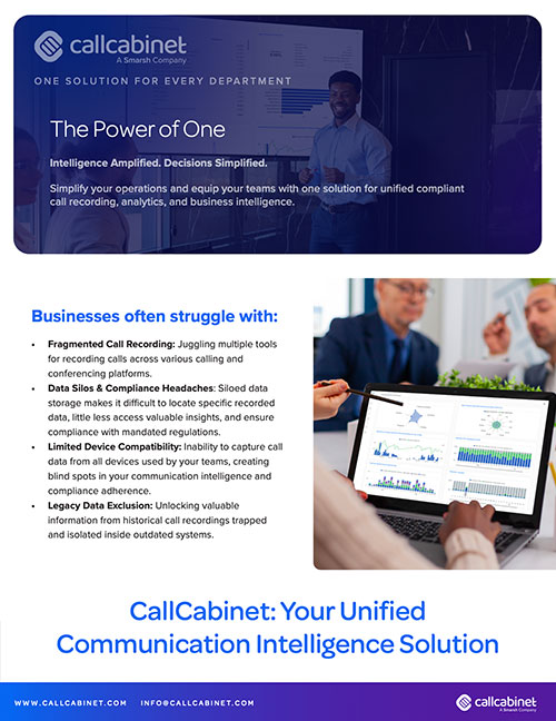 Brochure Thumb - The power of One End User